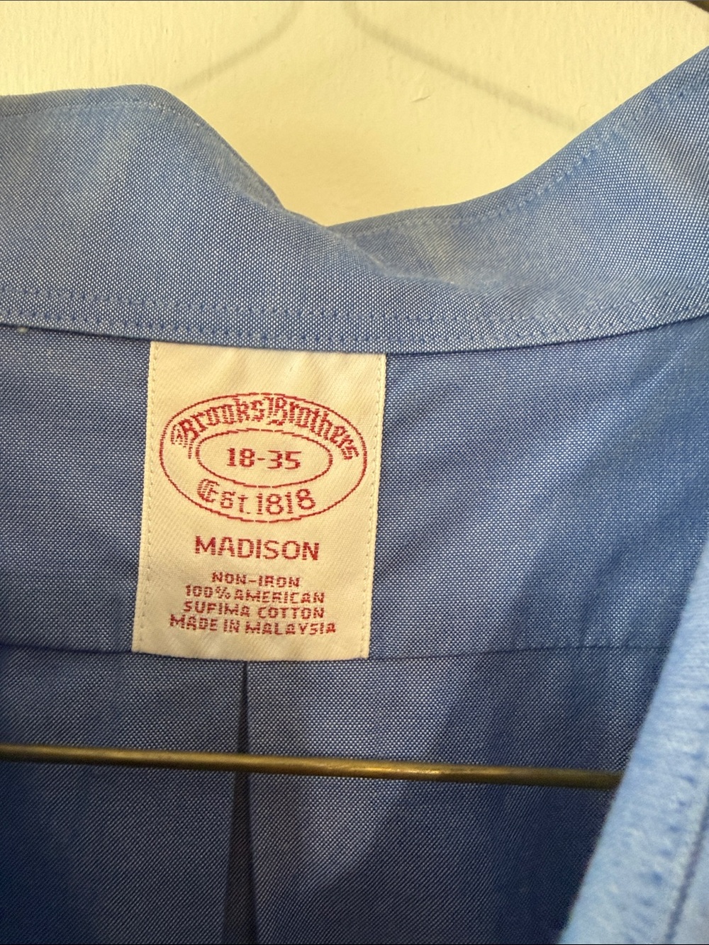 Brooks Brothers Light Blue Oxford Dress Shirt